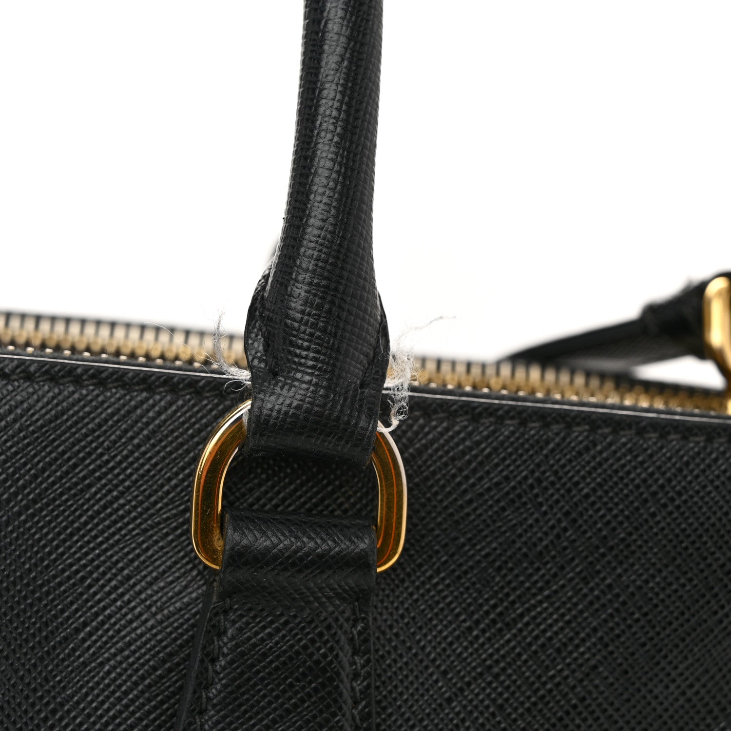 Prada Saffiano Medium Galleria Double Zip Tote Black 12 of 12