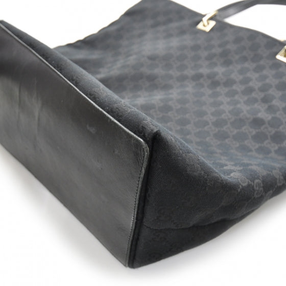 Monogram Large Bucket Tote Black