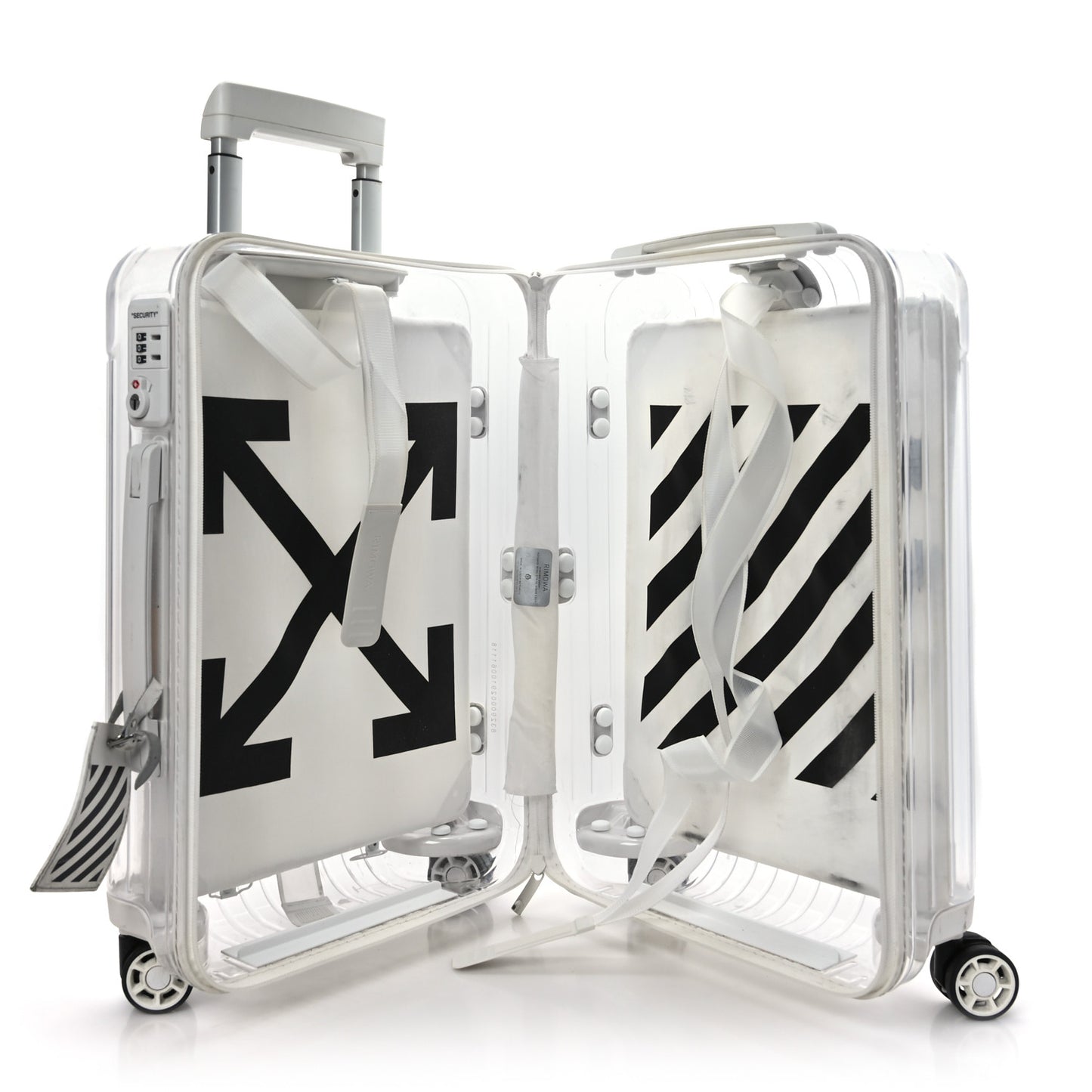 X RIMOWA Polycarbonate Luggage Transparent