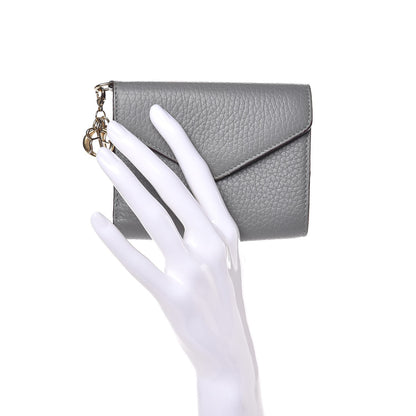 Christian Dior Bullcalf Diorissimo Medium Envelope Wallet Gris 2 of 8