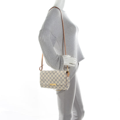 Louis Vuitton Damier Azur Favorite MM 2 of 7