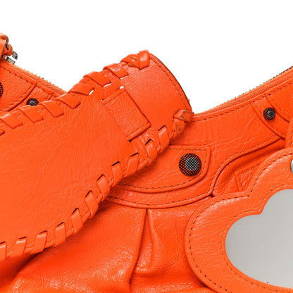Balenciaga Agneau Arena Le Cagole Shoulder Bag XS Orange 9 of 12