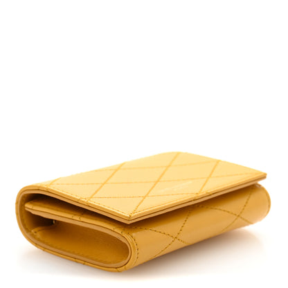 Saint Laurent Lambskin Quilted Monogram Baby Crossbody Bag  Saffran 4 of 11