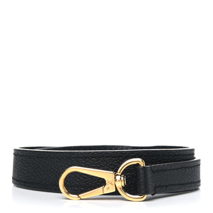 Louis Vuitton Calfskin Montaigne Shoulder Strap Black 1 of 4