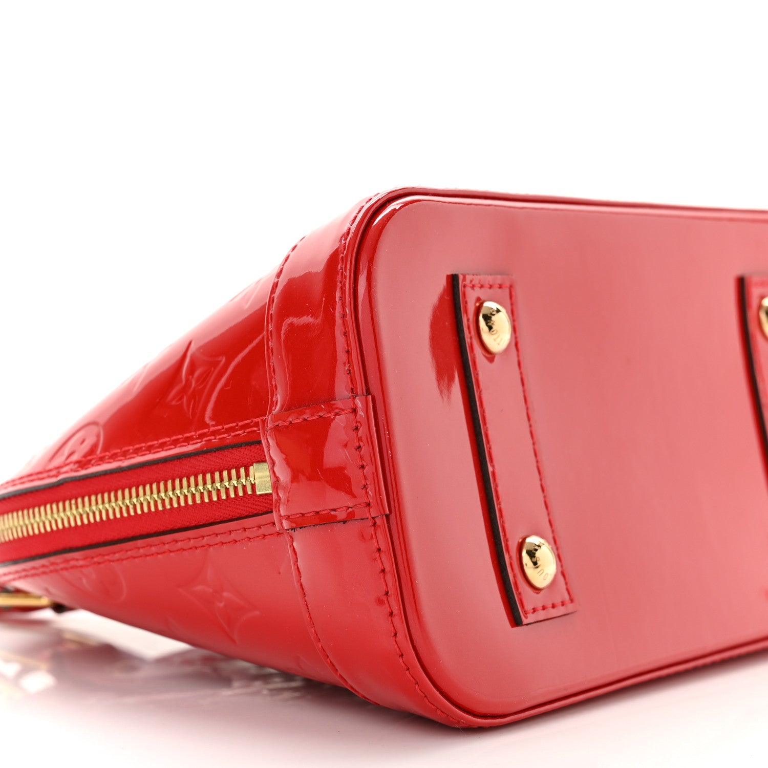 Louis Vuitton Vernis Alma BB Cherry 9 of 10