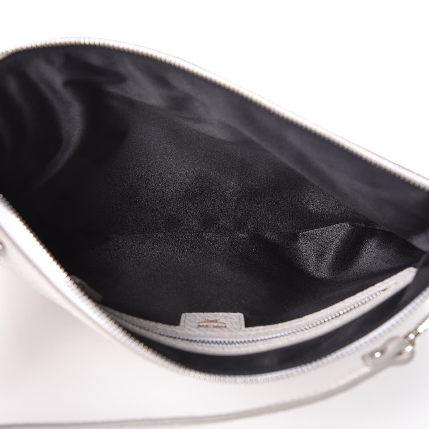 MCM Calfskin Studded Medium Crossbody White 5 of 13