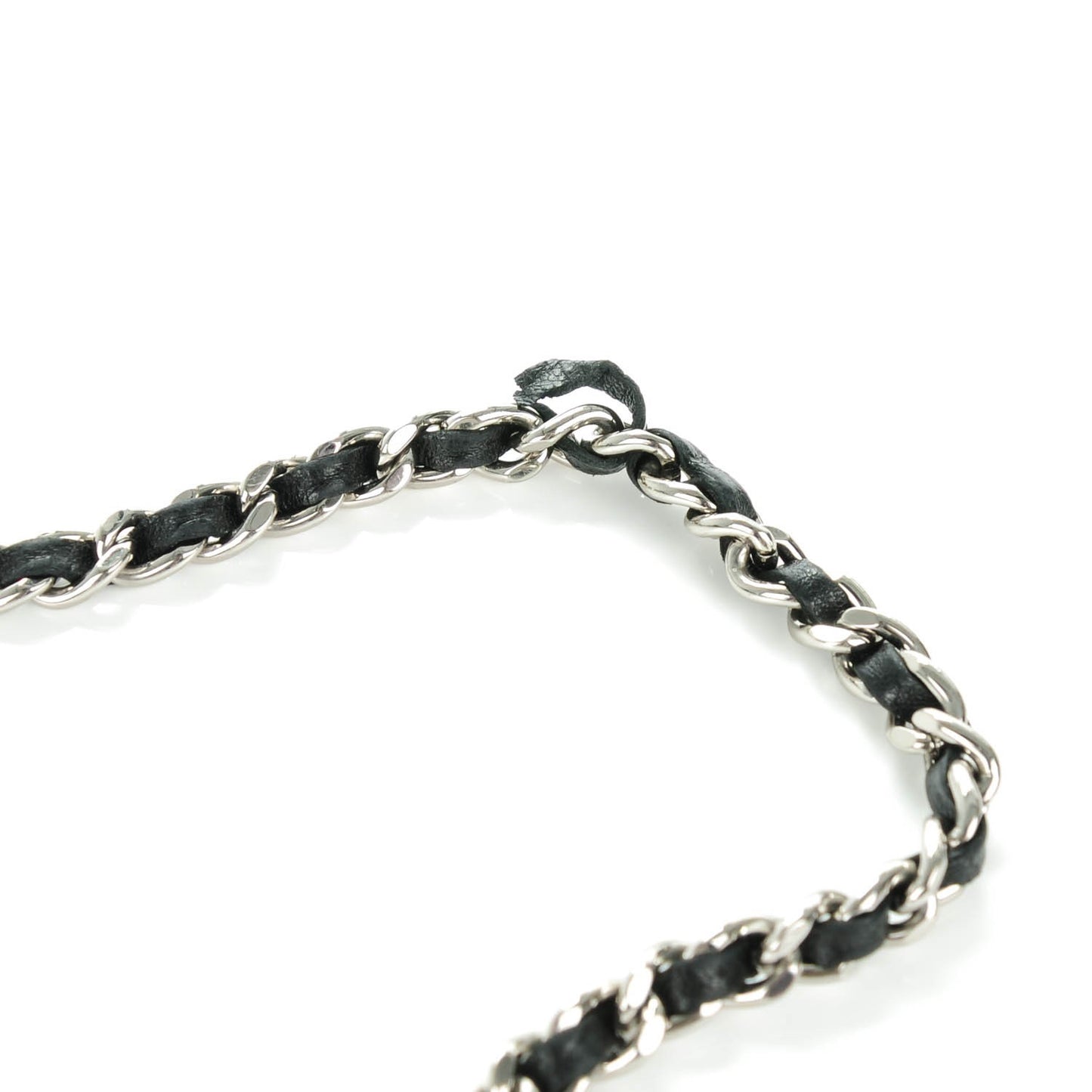 Lambskin Quilted Wallet On Chain WOC Black