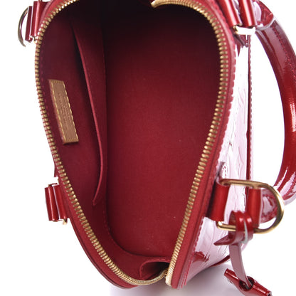 Louis Vuitton Vernis Alma BB Pomme D'Amour 5 of 8