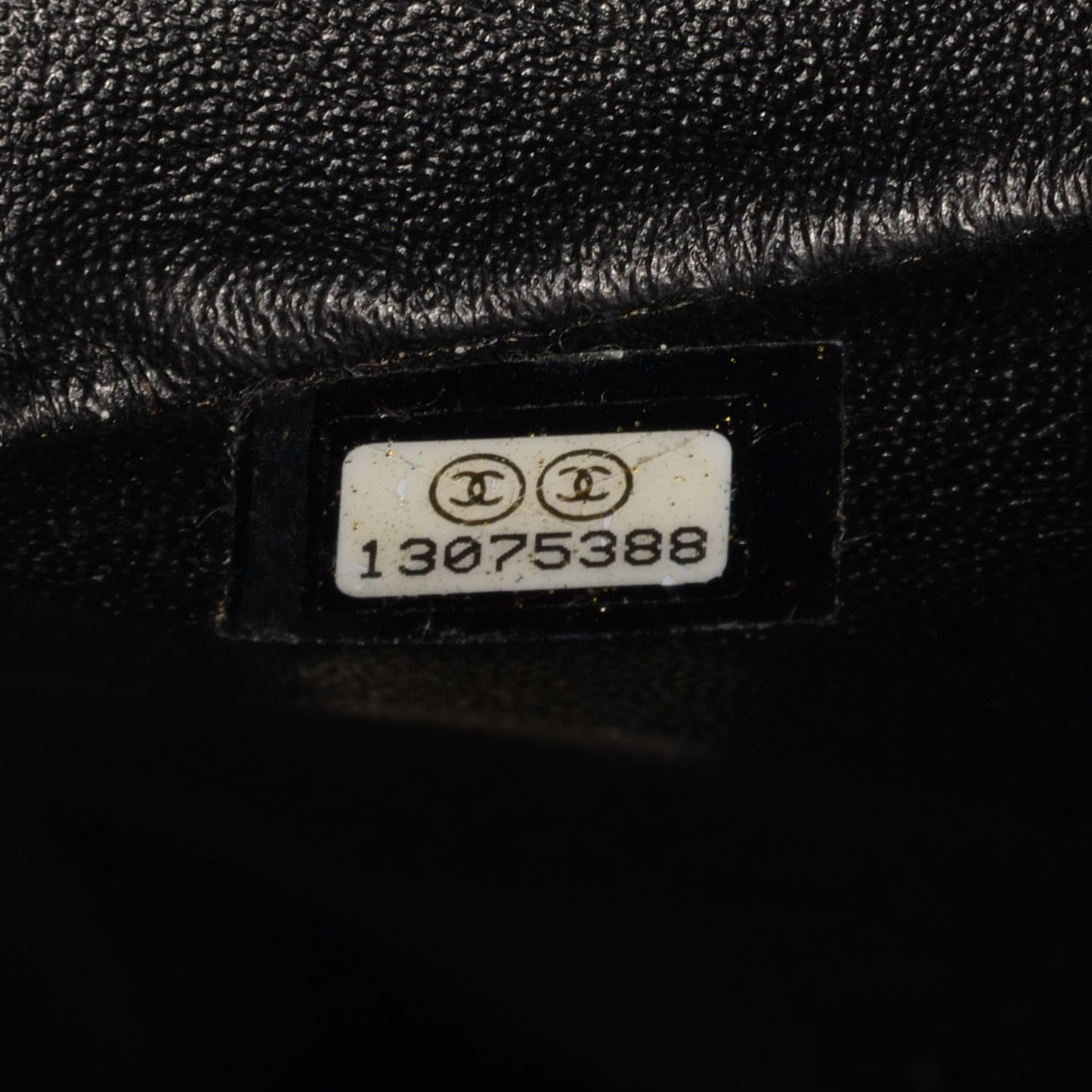 Caviar Jumbo Single Flap Black