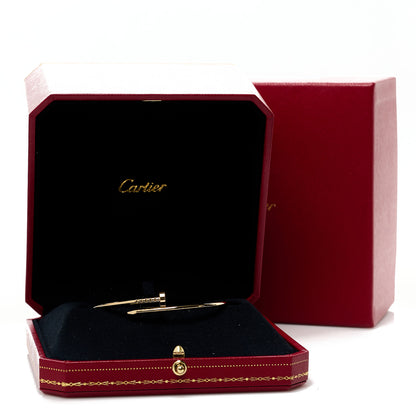 Cartier 18K Yellow Gold Small Juste Un Clou Bracelet 18 5 of 5
