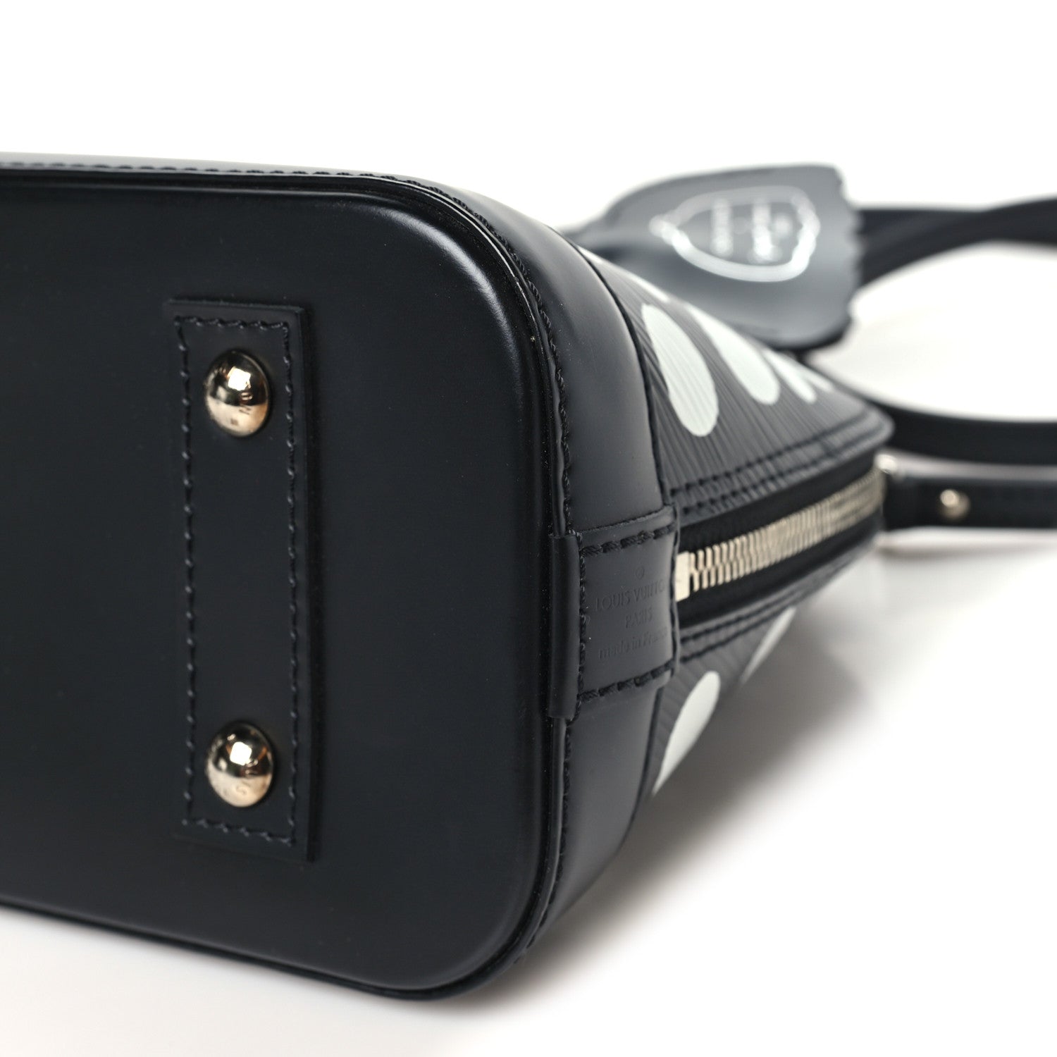 Louis Vuitton X YK Epi Alma BB Black White 9 of 9