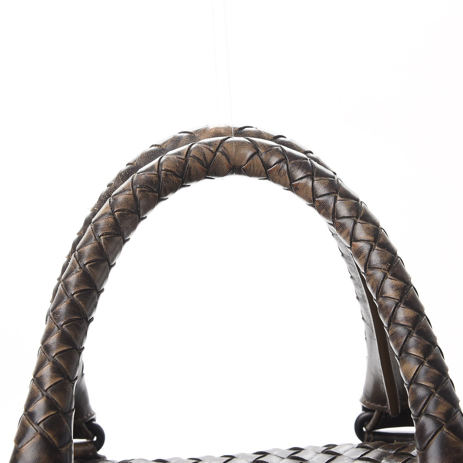 Bottega Veneta Nappa Intrecciato Satchel Ebano 10 of 19