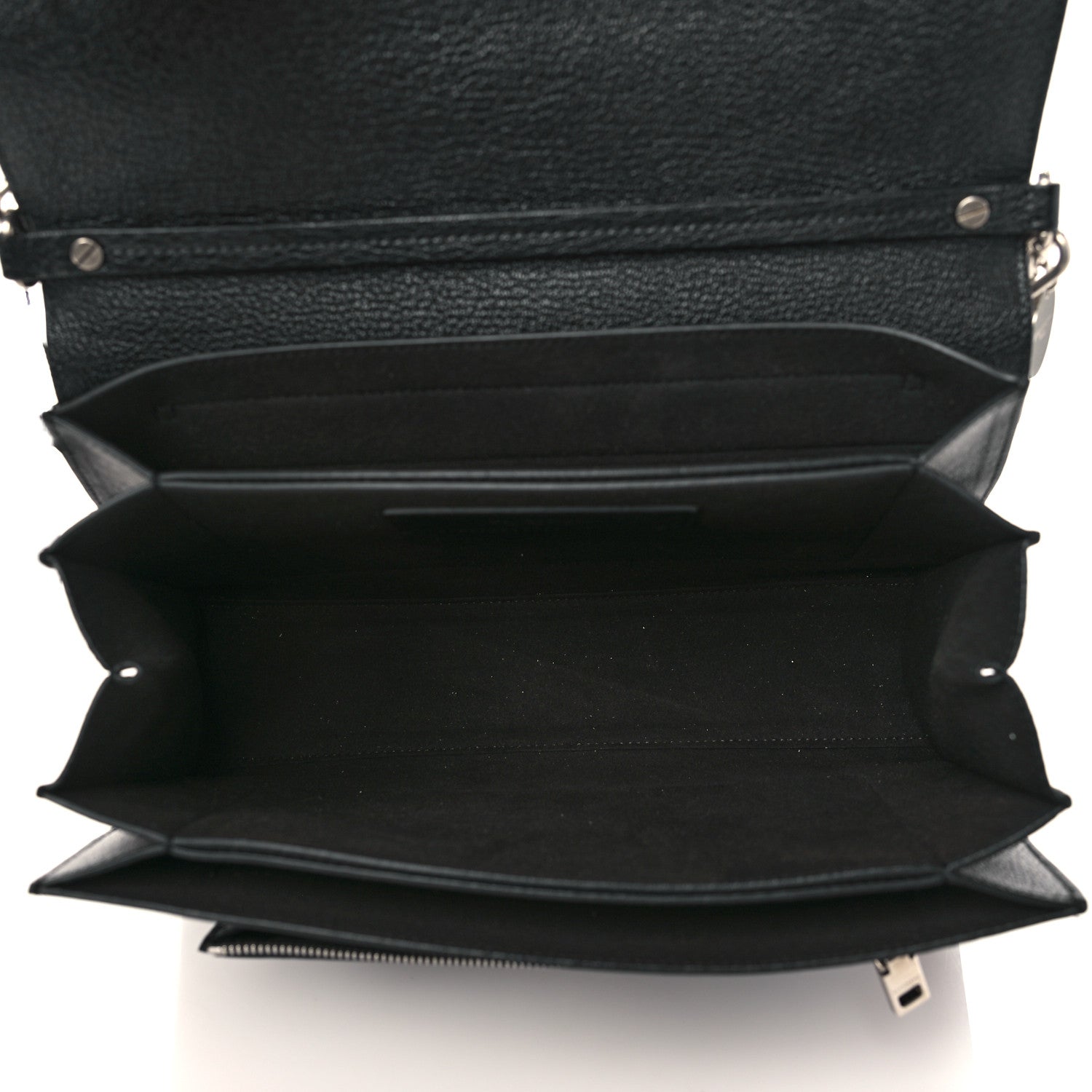 Givenchy Sugar Goatskin Medium GV3 Shoulder Bag Black 6 of 7