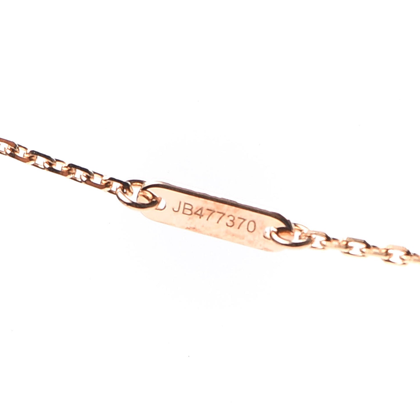 18K Rose Gold Carnelian Sweet Alhambra Heart Pendant Necklace