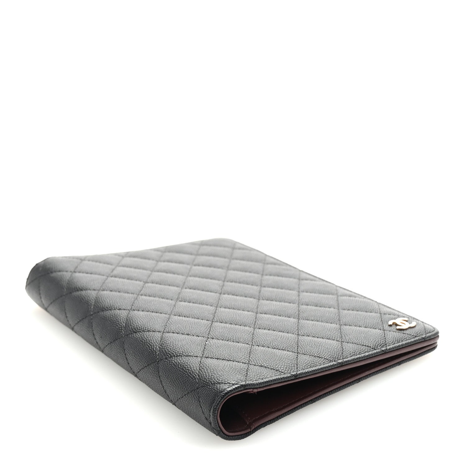 Chanel Caviar Quilted Large Agenda Cover Black 4 of 9