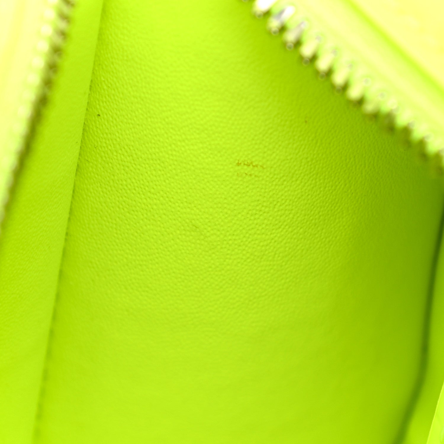 Balenciaga Semi Shiny Calfskin Crocodile Embossed Neo Classic Silver Hardware Mini City Fluo Yellow 14 of 18