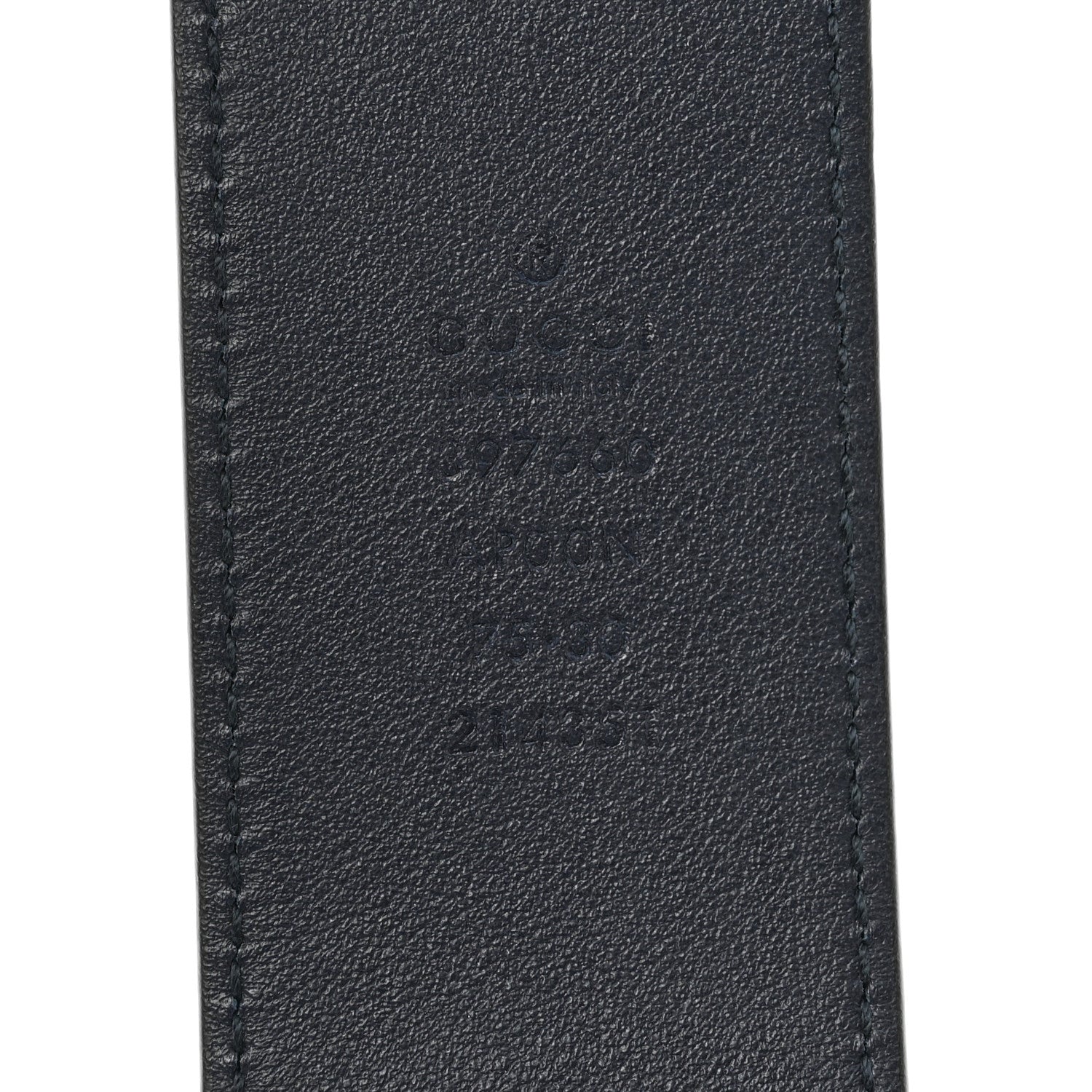 Gucci Moon Calfskin Nickel Double G 40mm Belt 75 30 Blue 5 of 6