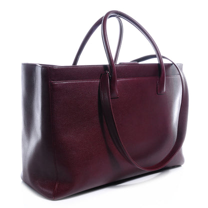 Chanel Calfskin XL Cerf Tote Bordeaux 3 of 7