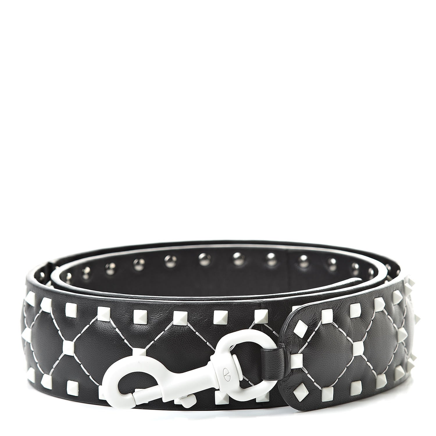 Valentino Garavani Lambskin Free Rockstud Spike Shoulder Strap Black 1 of 5