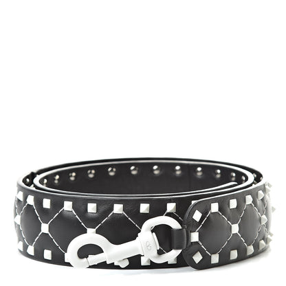 Valentino Garavani Lambskin Free Rockstud Spike Shoulder Strap Black 1 of 5