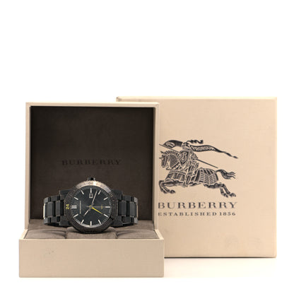 Burberry PVD Stainless Steel 43mm GMT The City Quartz Watch Black BU9340 5 of 5