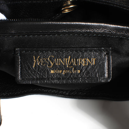 Saint Laurent Chevre Mala Mala Horn Bag Black 6 of 8