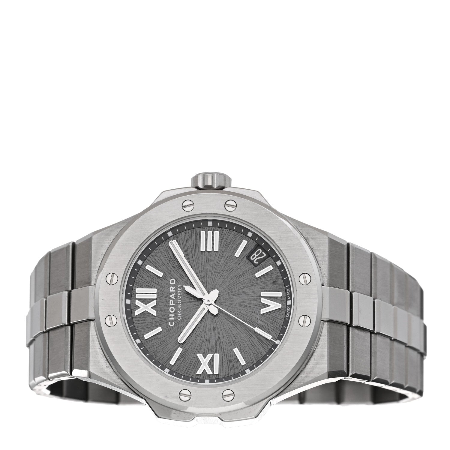 Chopard Stainless Steel 41mm Alpine Eagle Automatic Watch Grey 2 of 4