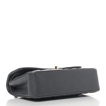 Chanel Caviar Quilted Small Double Flap Dark Grey 3 of 4
