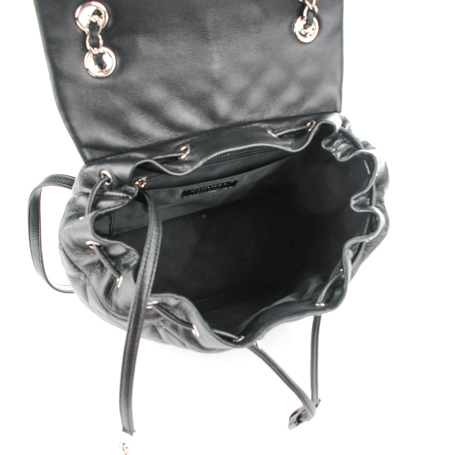 Chanel Lambskin Quilted Large Urban Spirit Backpack Black 6 of 8