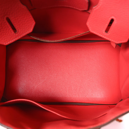 Hermes Togo Birkin 30 Rouge Pivoine 5 of 12