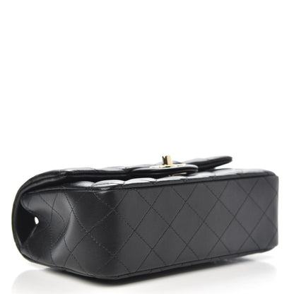 Chanel Lambskin Quilted Mini Rectangular Flap Black 4 of 10
