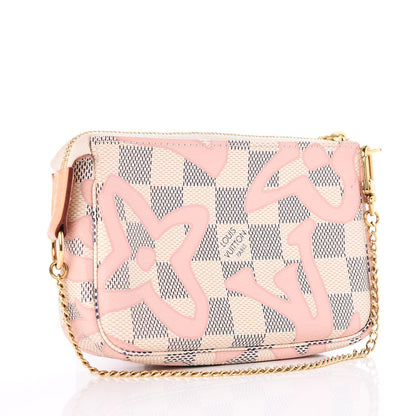 Louis Vuitton Damier Azur Tahitienne Mini Pochette Accessories 3 of 7
