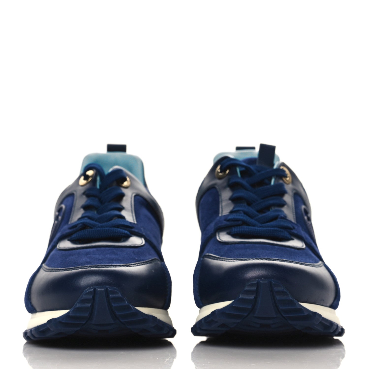 Louis Vuitton Suede Run Away Sneakers 36 Blue 2 of 8