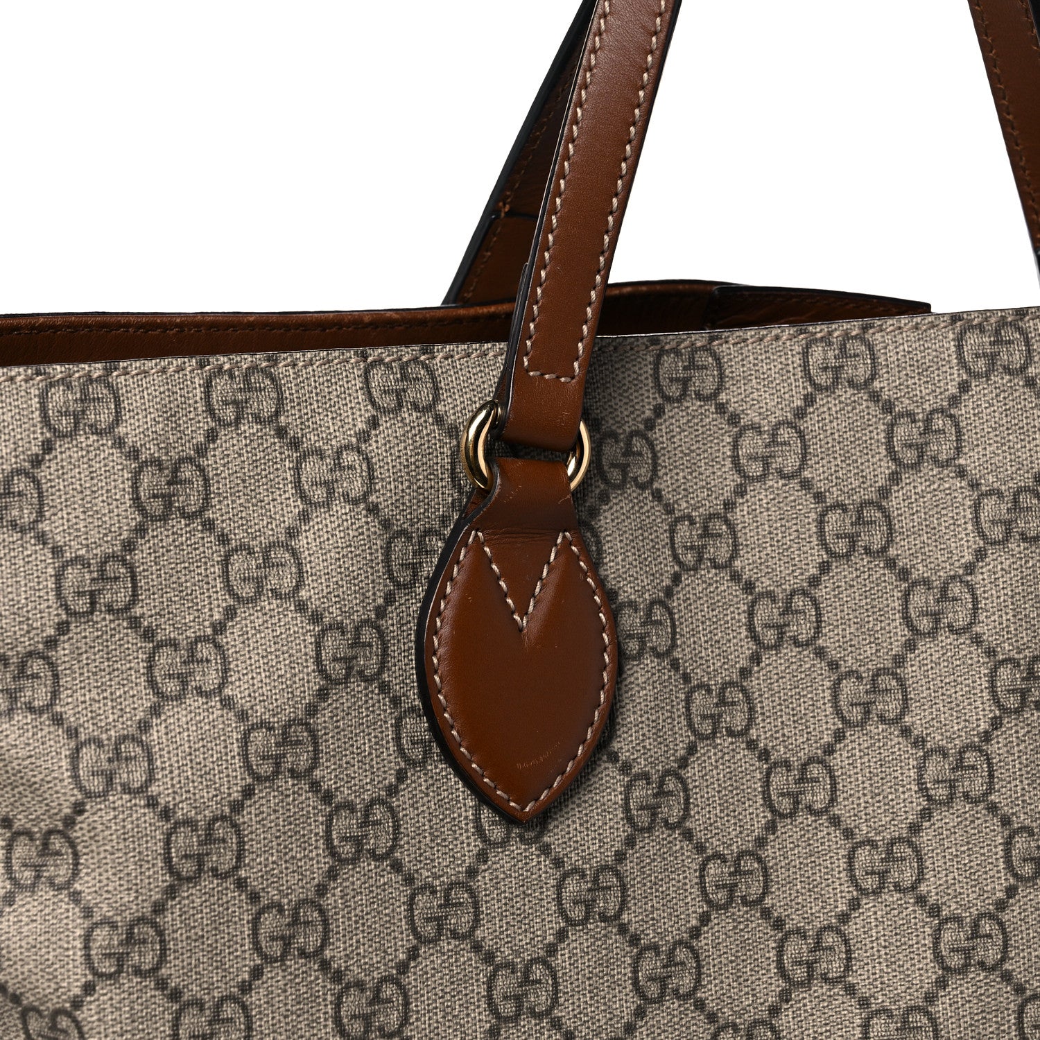 Gucci Soft GG Supreme Monogram Blind For Love Embroidered Medium Crossbody Tote Beige Tuscany Multicolor 15 of 20