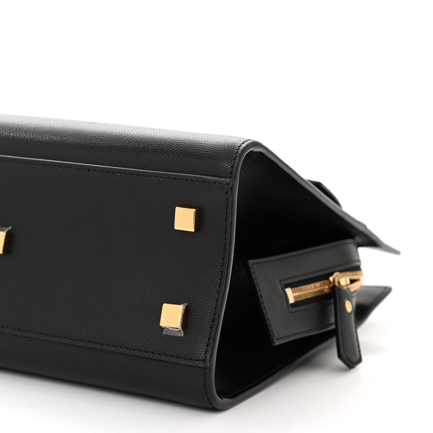 Saint Laurent Grain De Poudre Small Uptown Tote Black 10 of 10