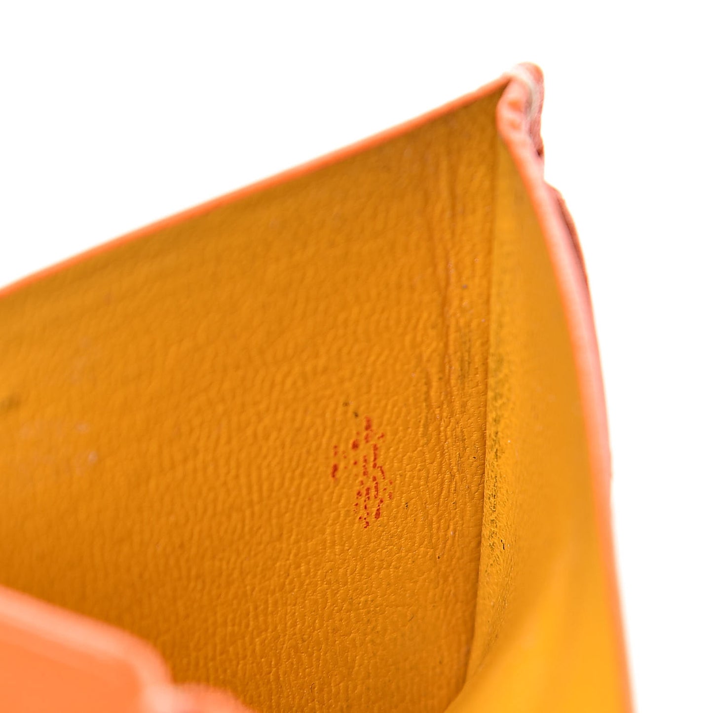 Goyardine Saint Sulpice Card Holder Orange