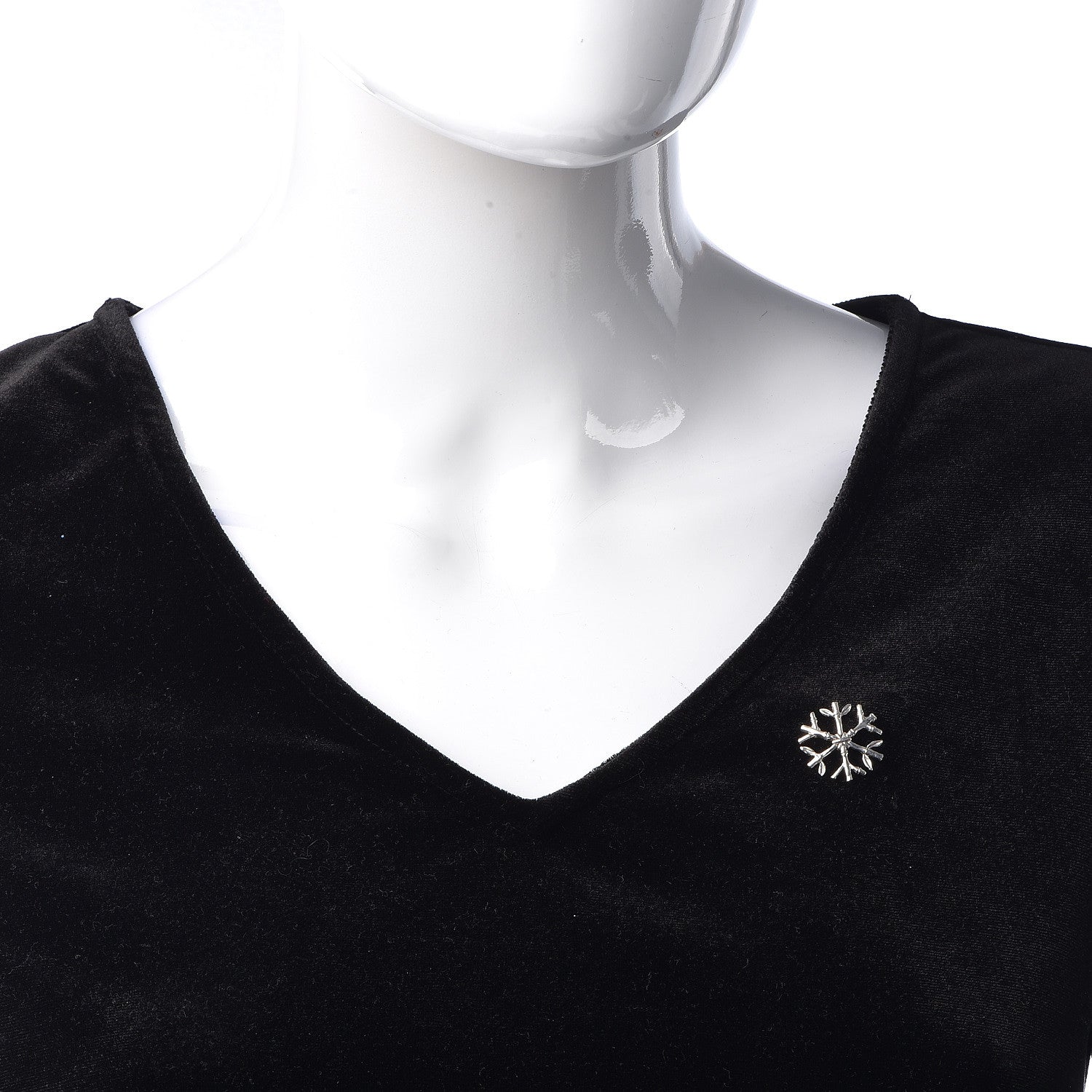 John Hardy Sterling Silver Bamboo Snowflake Lapel Pin 2 of 4