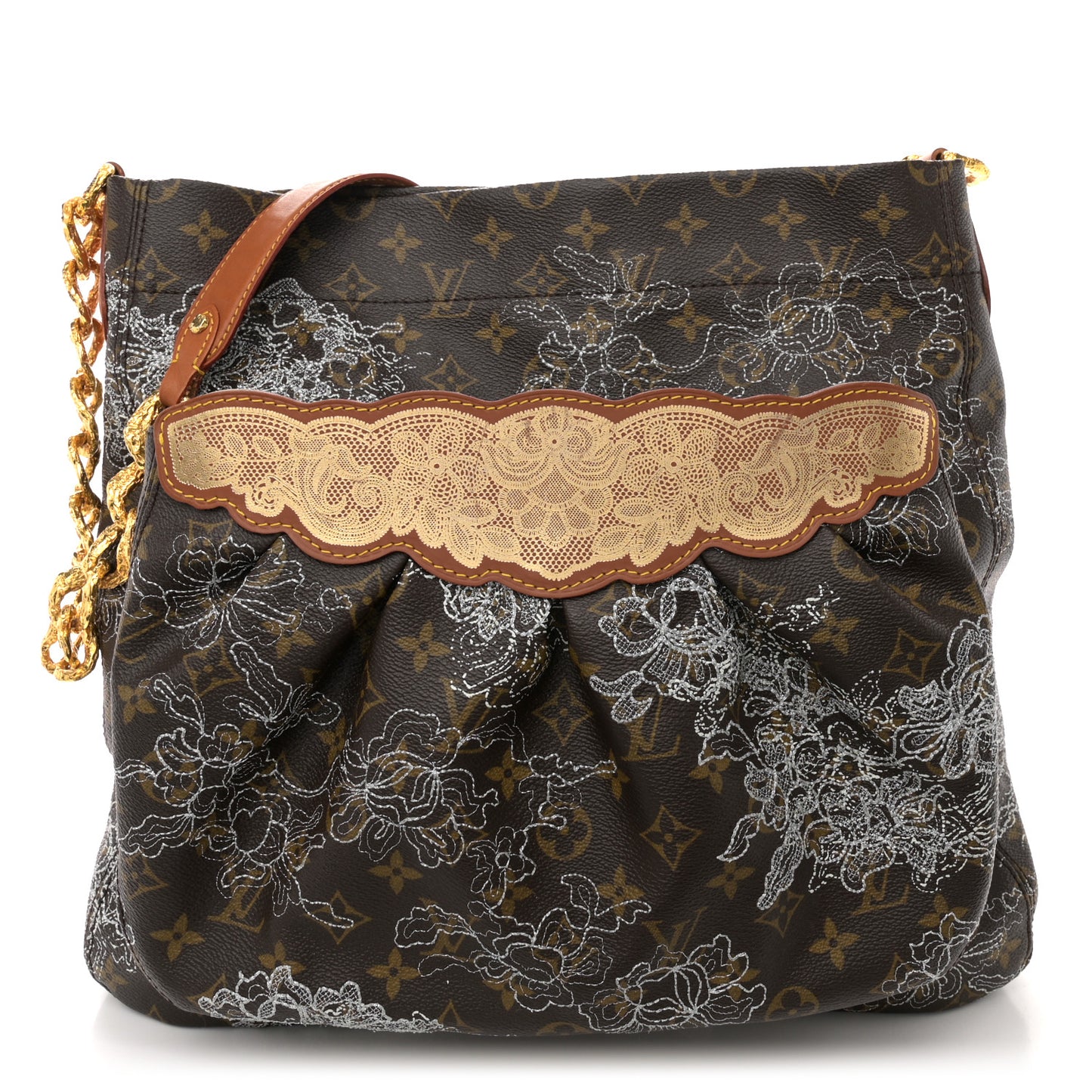 Monogram Dentelle Fersen Gold