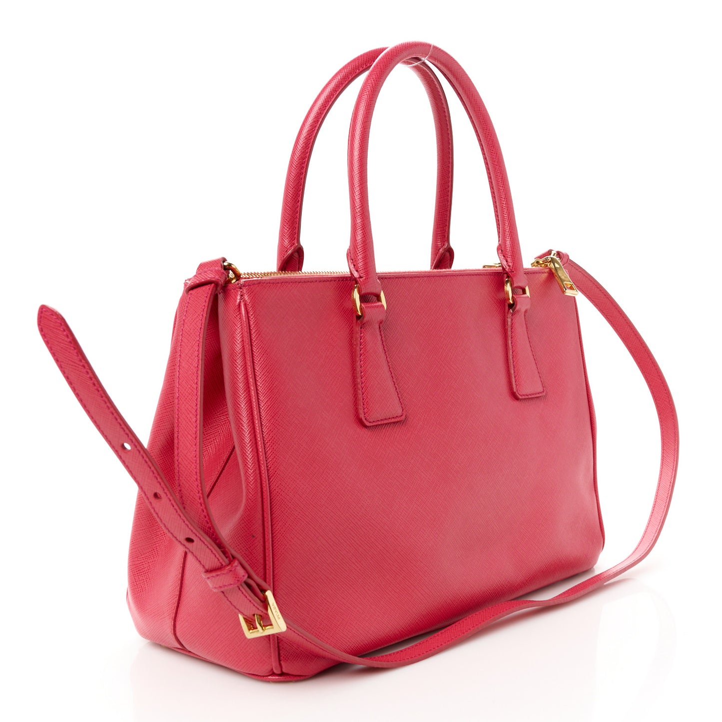 Saffiano Small Galleria Double Zip Tote Poenia