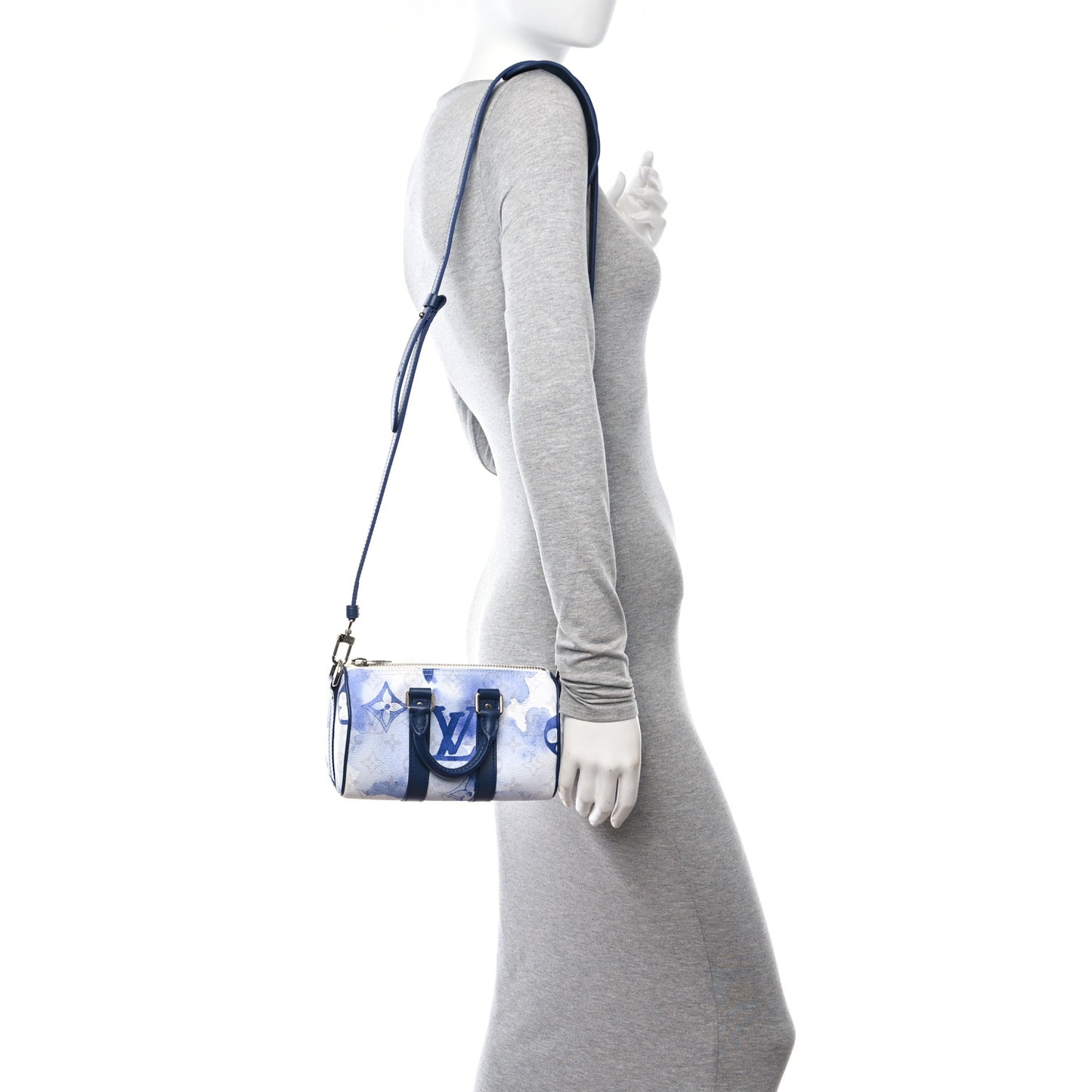 Monogram Watercolor Keepall XS Blue