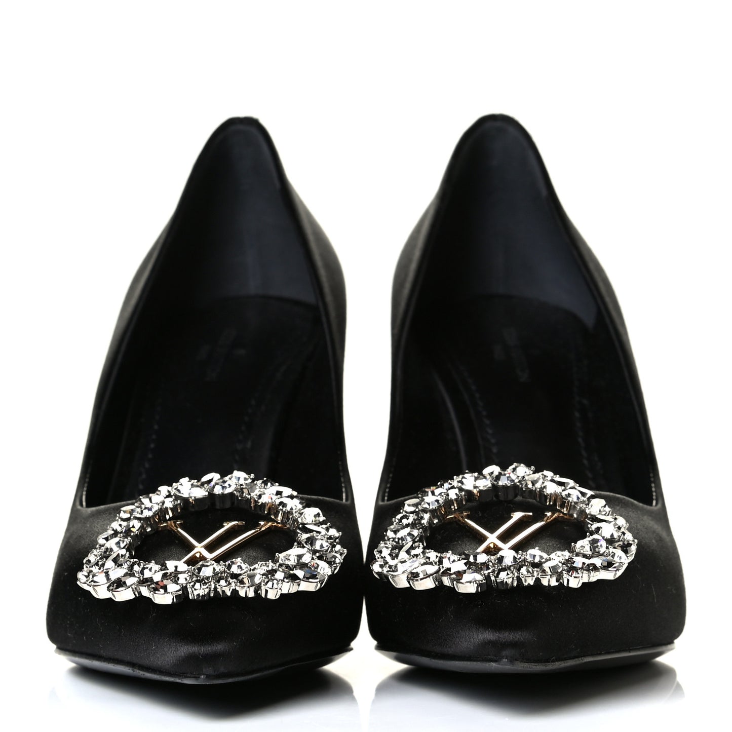 Satin Madeleine Pumps 36.5 Black