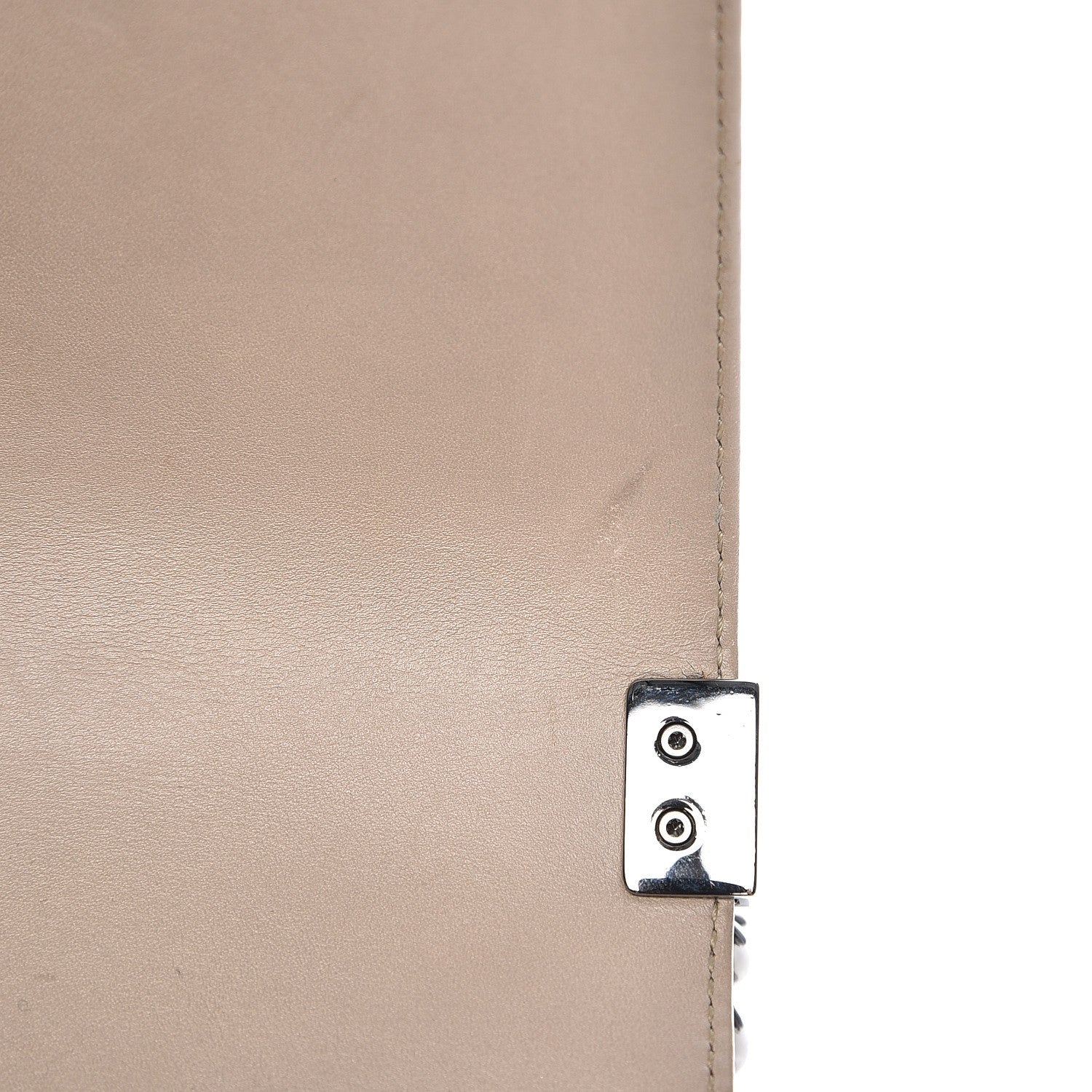 Chanel Patent Chevron Medium Boy Flap Beige 10 of 16