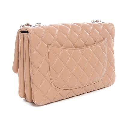 Chanel Lambskin Quilted Jumbo Chanel 3 Flap Beige 3 of 8