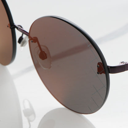 Chanel Metal Rimless Round Sunglasses 4216 Bordeaux 7 of 10