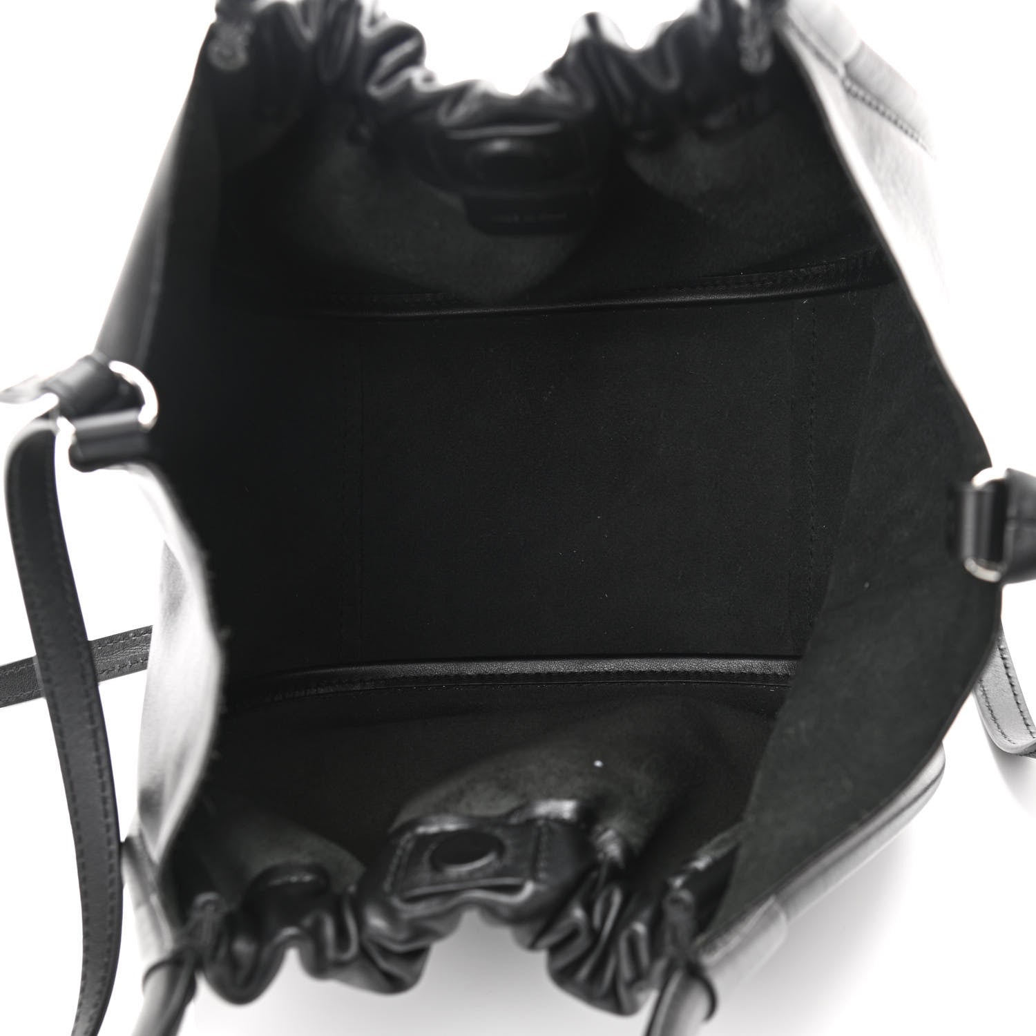 Proenza Schouler Calfskin Small Ruched Tote Black 4 of 10