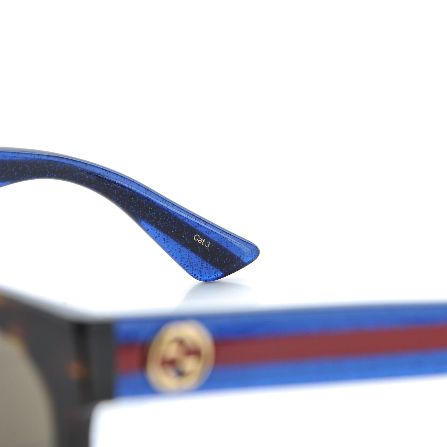 Web Sunglasses GG0034S Blue Havana