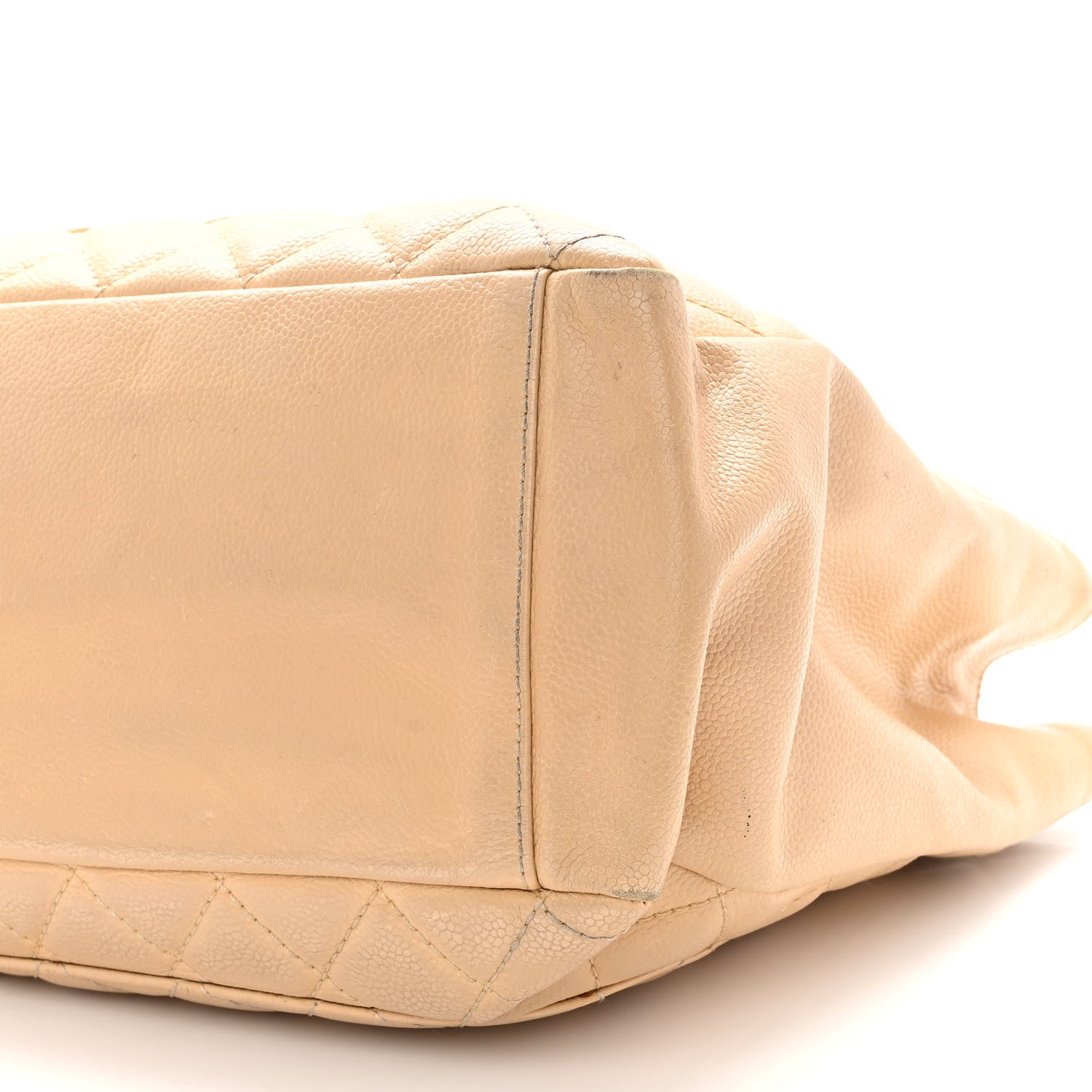 Chanel Caviar Quilted Grand Shopping Tote GST Beige 8 of 11