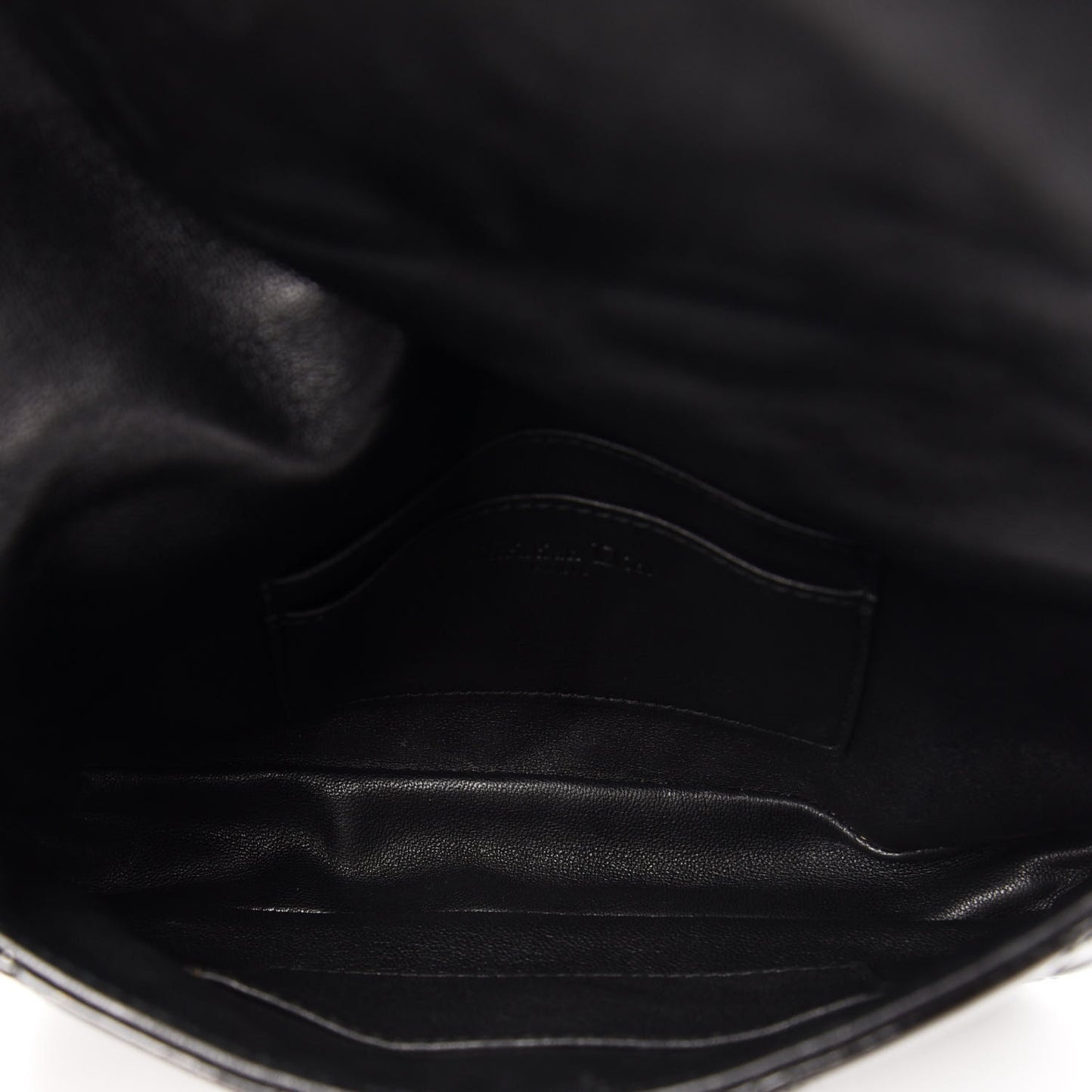 Patent Cannage Wallet on Chain Pouch Black