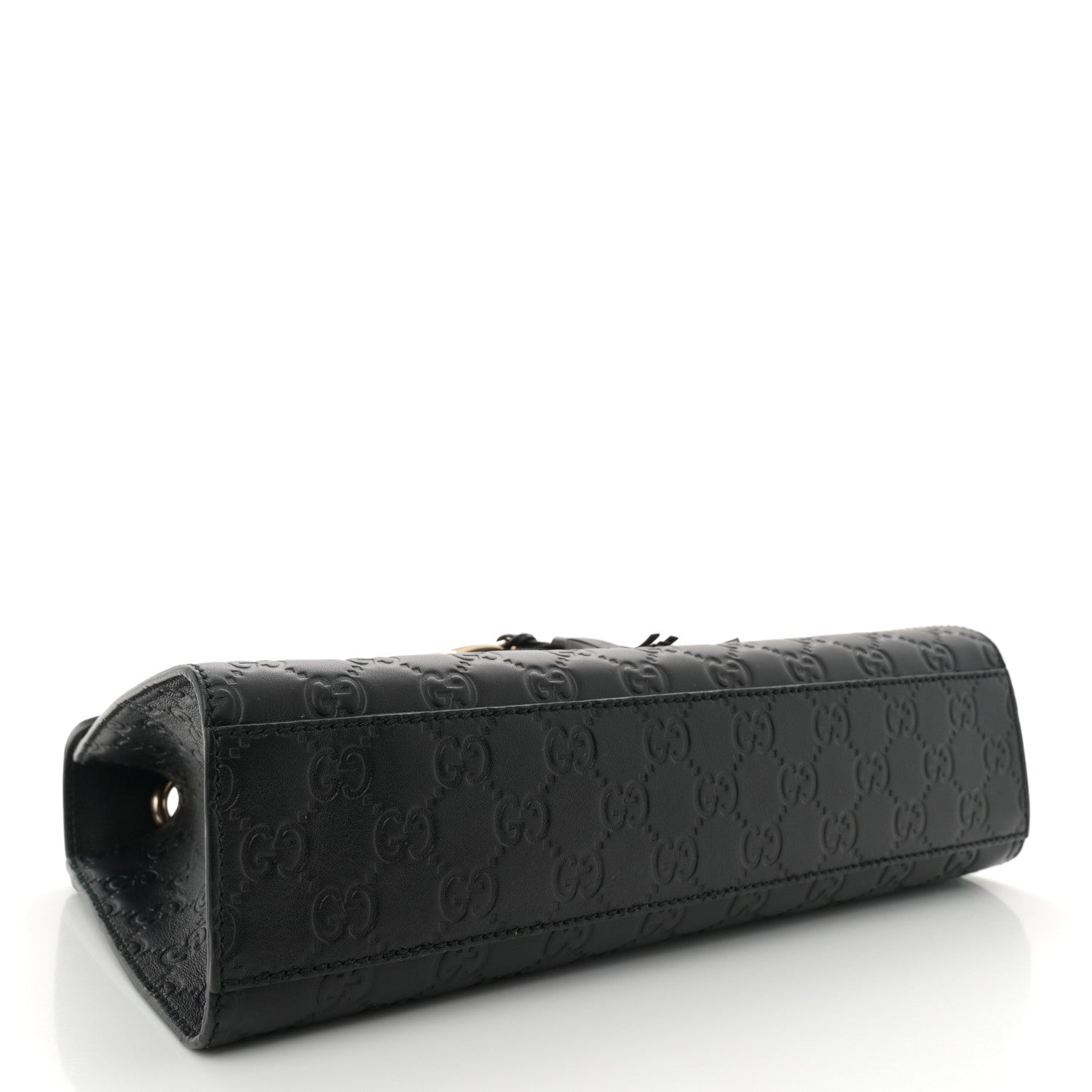 Gucci Guccissima Medium Emily Chain Shoulder Bag Black 4 of 11