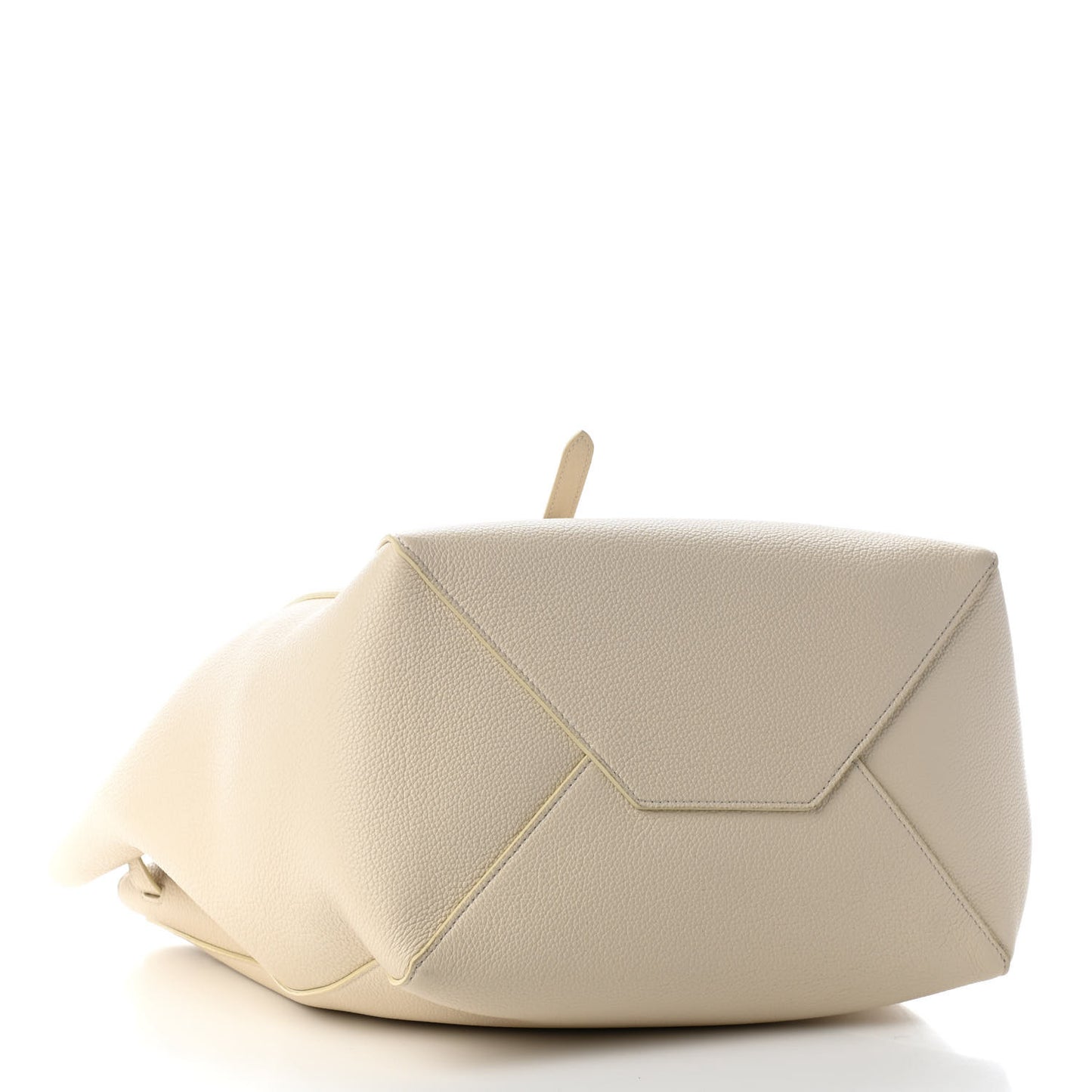 Soft Grained Calfskin Small Belt Cabas Phantom Vanilla